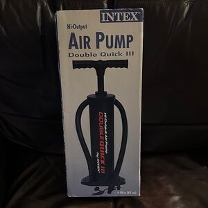 NWT Intex Double Quick III Hi-Output Hand Air Pump